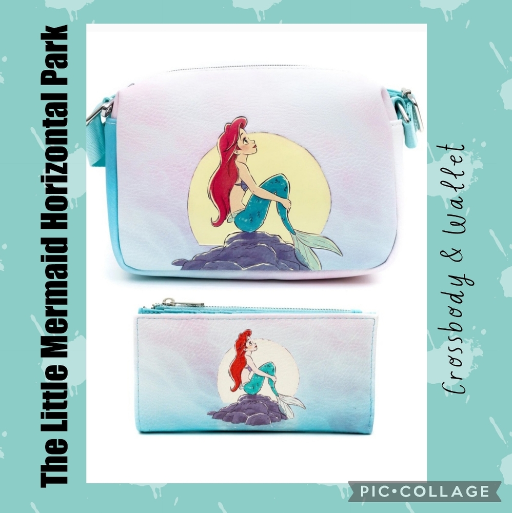 DISNEY The Little Mermaid Crossbody Bag & Wallet